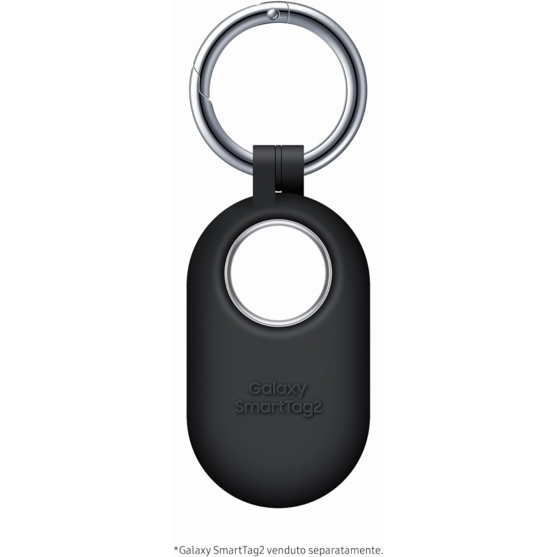 Samsung Galaxy Coque en Silicone Officielle pour SmartTag2 Noir Samsung Galaxy Coque en Silicone Officielle pour SmartTag2 Noir