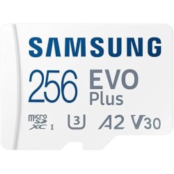 Carte MEMOIRE SAMSUNG 256G Micro SD Evo Plus