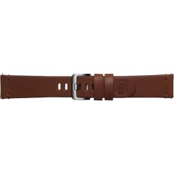 Samsung - Bracelet en cuir Essex de Strap Studio Marron 22 mm