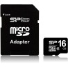 Silicon Power SP016GBSTH010V10SP. Capacité 16 Go. Type de Carte Flash MicroSDHC.