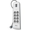 Belkin - Multiprise/Parafoudre 8 prises + 2 ports USB - cordon