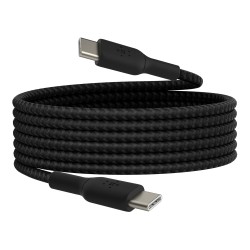 BELKIN Cable Tressé USB-C vers USB-C 2m (Noir)