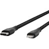 Belkin - Câble Tressé USB-C vers Lightning 1,2m