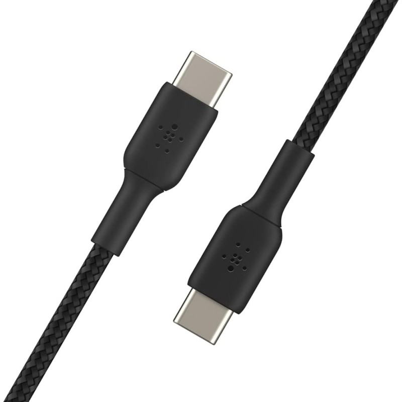 Belkin - Câble Tressé USB-C vers USB-C 1m Noir