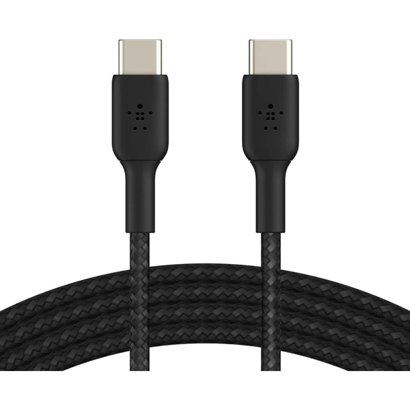 Belkin - Câble Tressé USB-C vers USB-C 1m Noir