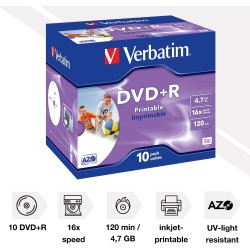 Verbatim DVD+R AZO 4.7GB 16X WIDE