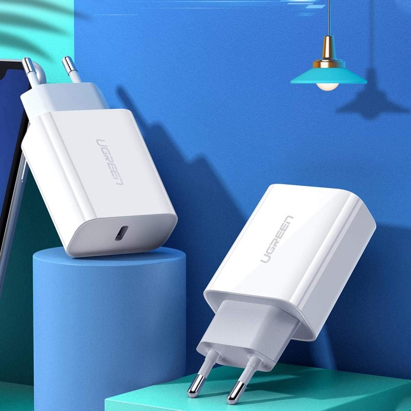 UGREEN Chargeur USB C 20 W - Bloc d'alimentation PD 3.0 USB C