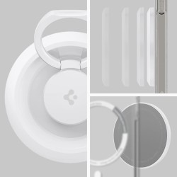 Spigen O-Mag Anneau Téléphone Magnétique pour MagSafe, 360° Rotation