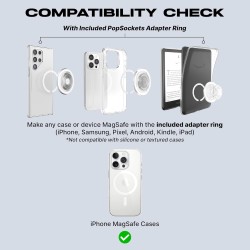 PopSockets - PopGrip MagSafe Clear Glitter