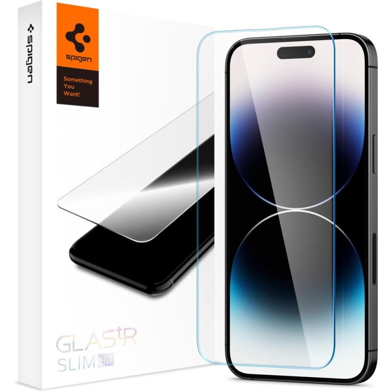 Spigen protecetion Glass TR Slim iPhone 14 Pro Noir