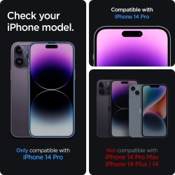 Spigen protecetion Glass TR Slim iPhone 14 Pro Noir