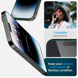 Spigen protecetion Glass TR Slim iPhone 14 Pro Noir