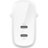 Belkin - Dual 30W USB-C Wall Charger PD 60W WHT