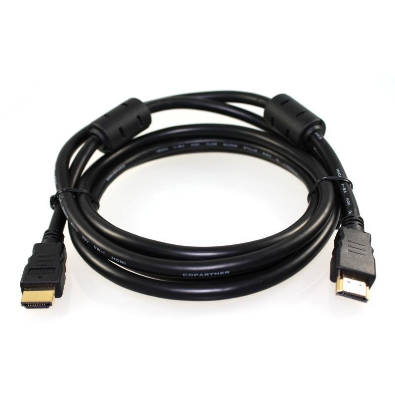 Reekin HDMI Câble - 1,0 Mètre - FERRITE FULL HD (High Speed with Ethernet) Reekin HDMI Câble - 1,0 Mètre - FERRITE FULL HD (High Speed with Ethernet)