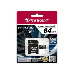Transcend MicroSD/SDXC Card 64GB UHS1