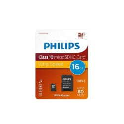 Philips MicroSDHC 16Go CL10 80mb/s UHS-I