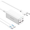 Kit de charge GaN 4 ports USB (C + C + C + A) (140 W/140 W/30 W/30 W), prise UE,
