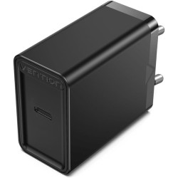 Chargeur mural USB-C 1 port (20 W), prise UE, noir