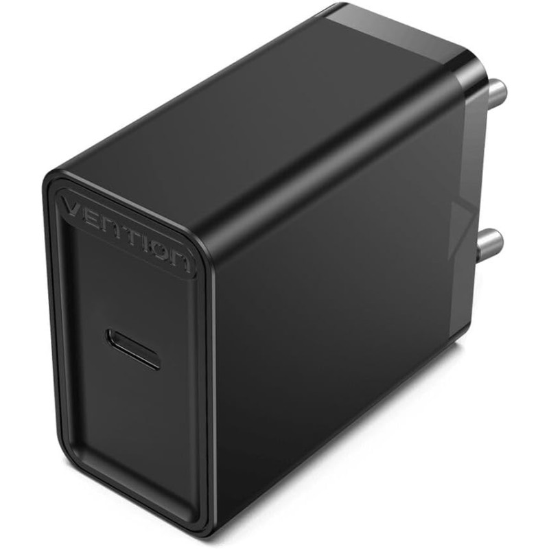 Chargeur mural USB-C 1 port (20 W), prise UE, noir Chargeur mural USB-C 1 port (20 W), prise UE, noir