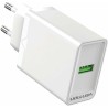 Chargeur mural USB 1 port (18 W) Prise UE Blanc