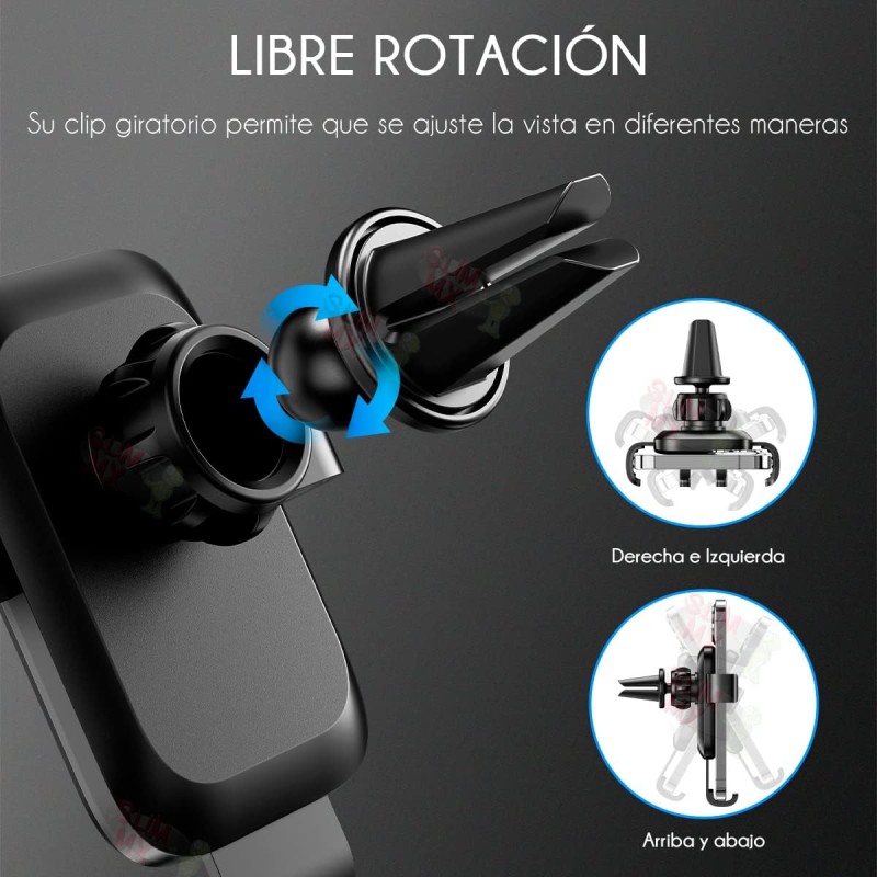 Support de téléphone de voiture à fixation automatique avec pince bec de canard,