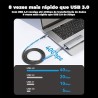 Câble USB 4.0 C mâle vers C mâle 5A, tressé en coton, 1 m, gris, aluminium Type