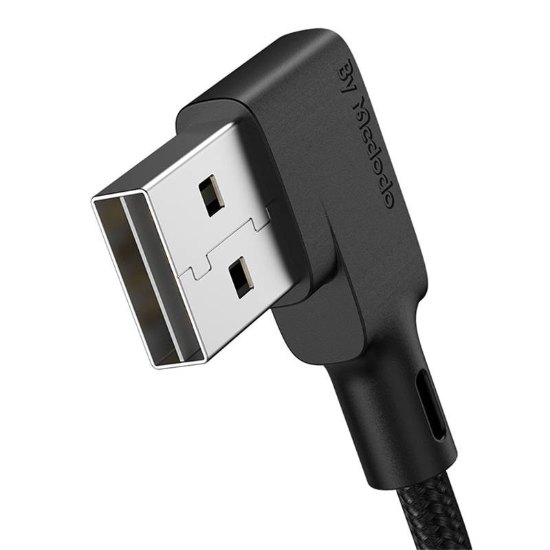 Mcdodo - CA-7300 Câble Lightning 90 degrés 1,8 m noir