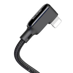 Mcdodo - CA-7300 Câble Lightning 90 degrés 1,8 m noir